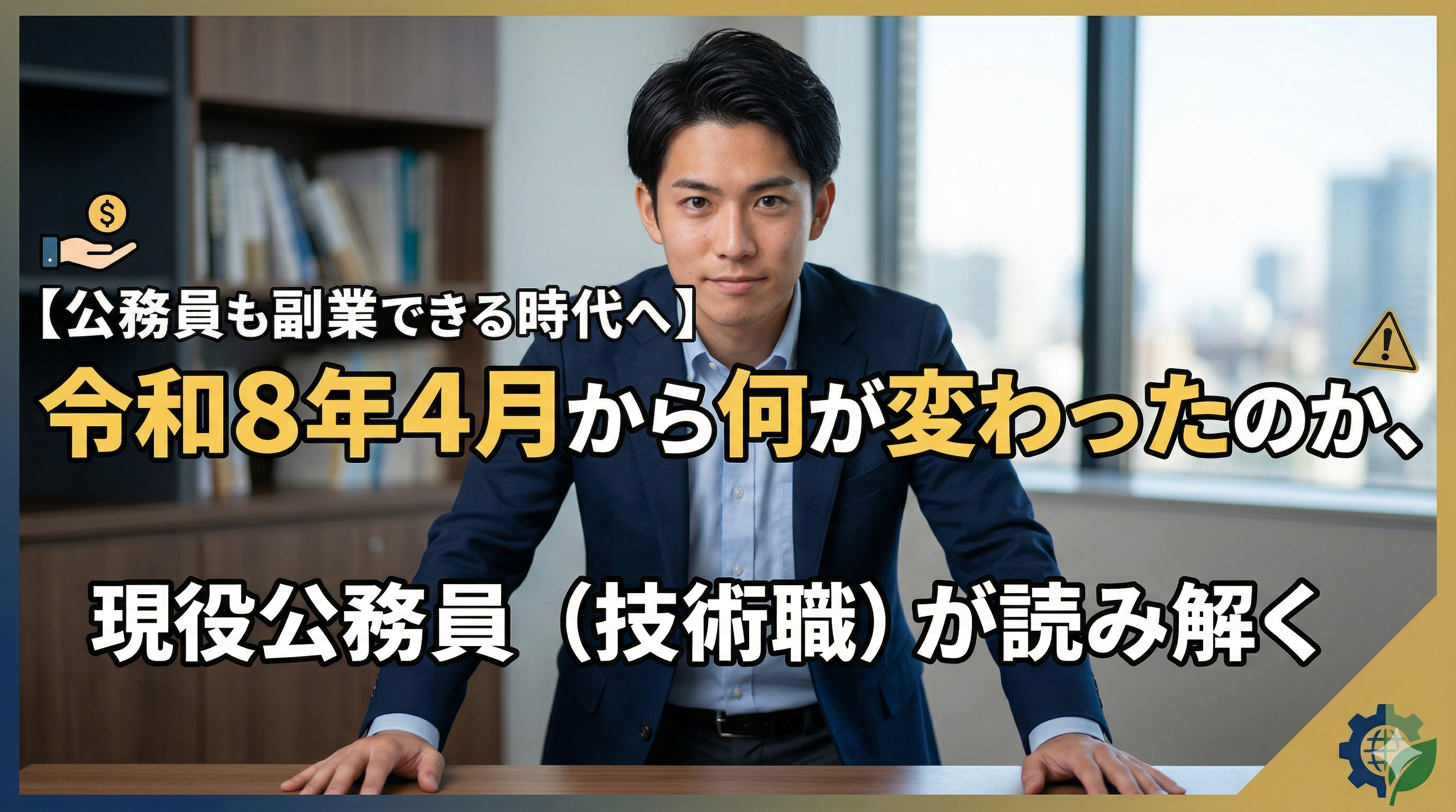 【公務員も副業できる時代へ】令和8年4月から何が変わったのか、現役公務員（技術職）が読み解く